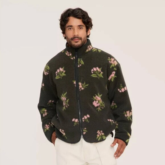 NWT Woolrich x Target Floral Full-Zip Fleece Jacket - Picture 4 of 7